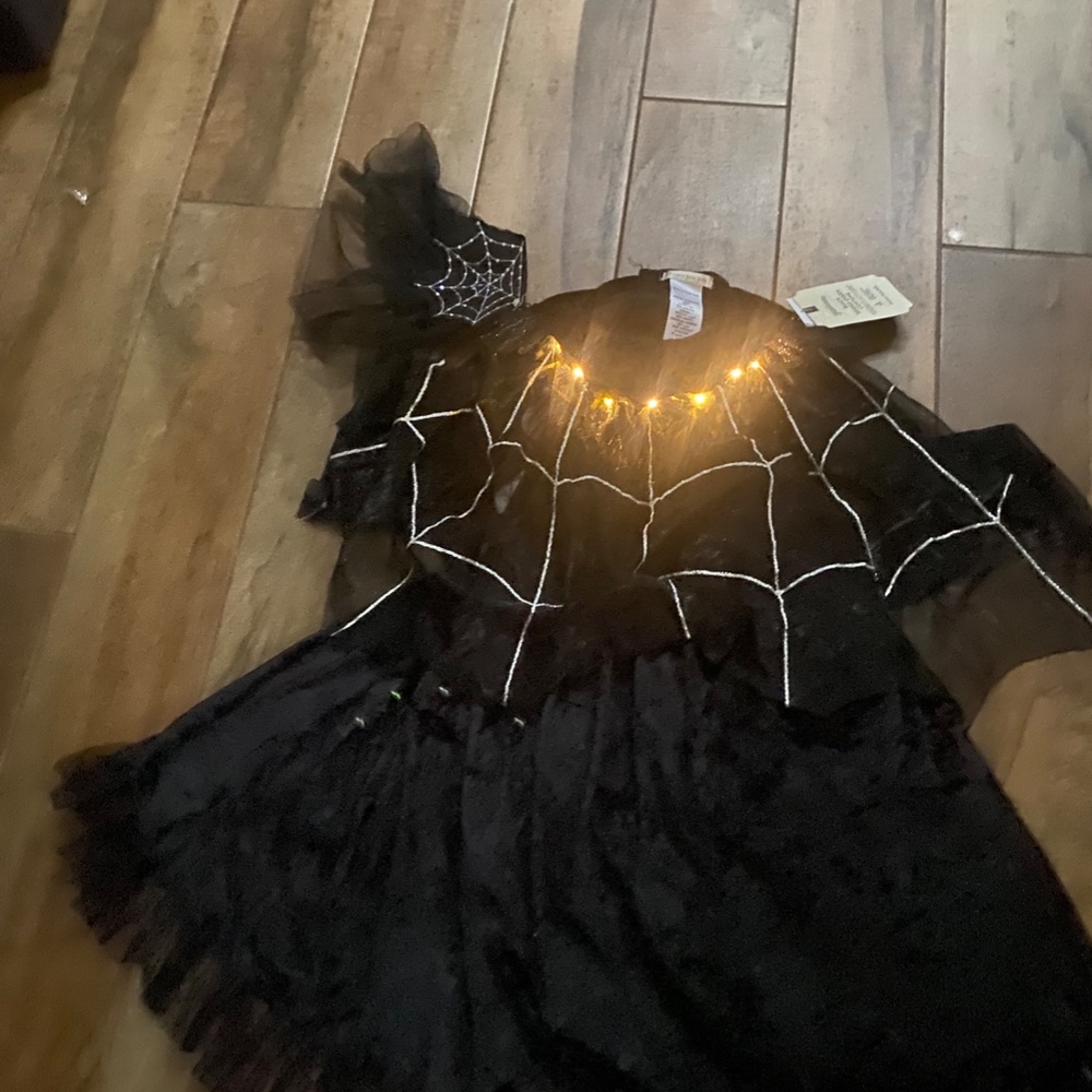Light Up Black Spider Queen Costume - PBK - Picture 6 of 8